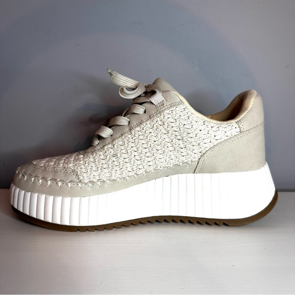 Dolce Vita - Women’s, Fredi, Sneakers, Platform, Natural Knit, Woven, Size 7 - Picture 5 of 12